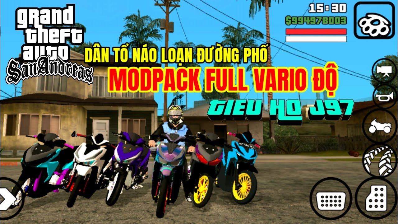 #1 Cách Tải Game GTA San Mod Pack Xe Độ Việt Nam Có Link Full Vario Dân Tổ Náo Loạn Đường Phố Mới Nhất