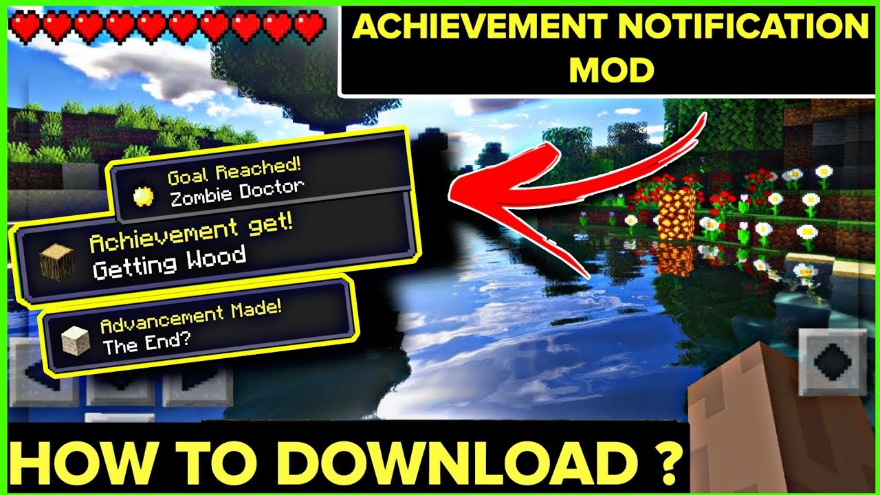 #1 ACHIEVEMENT NOTIFICATION MOD FOR MINECRAFT FOR ANDROID ! Mới Nhất