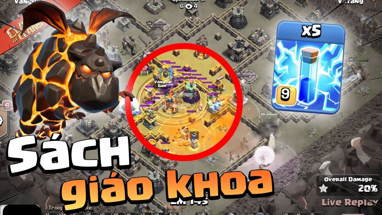 #1 Zap Lalo Chốt Đơn Mẫu Mực từ Vatang – Th14 Attack Clash of clans | Akari Gaming Mới Nhất