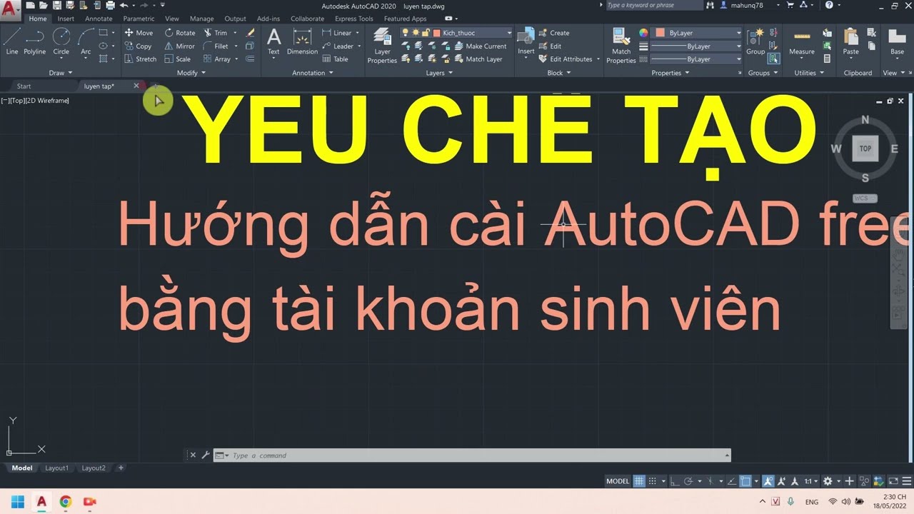 #1 Hướng dẫn tải AutoCAD bằng tài khoản sinh viên – không crack Mới Nhất