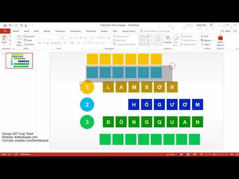#1 Download File Thiết kế trò chơi ô chữ trên Powerpoint. Design crossword games in powerpoint Mới Nhất