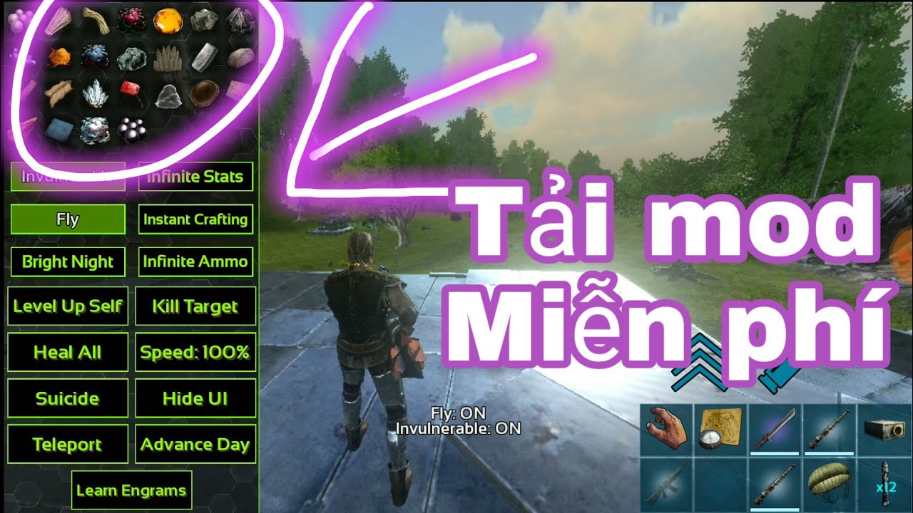 #1 ARK Survival Evolved Mobile Hướng dẫn tải bản mod chi tiết | Mr Hoàng Mới Nhất