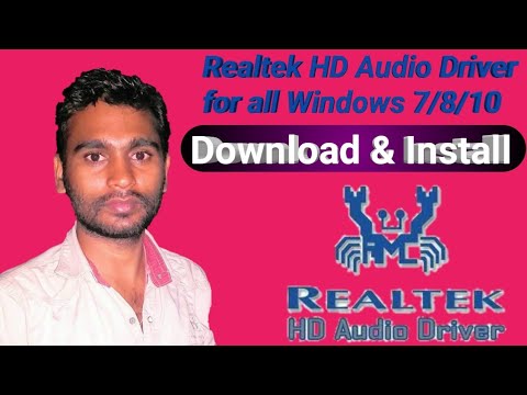 #1 how to download and install Realtek HD audio driver for all Windows 7/8/10 Mới Nhất