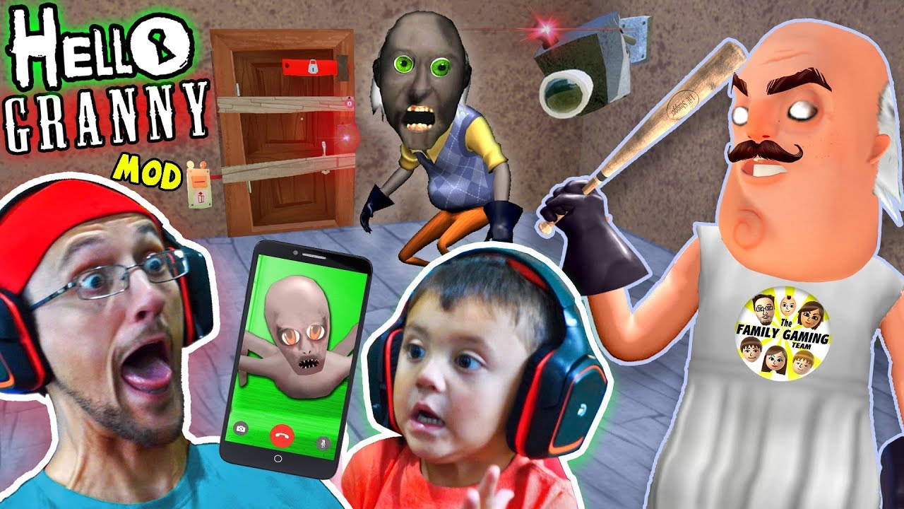 #1 HELLO GRANNY!! a Hello Neighbor Granny's House Mod Mini-Game! Baybee Slendrina FaceTimes FGTEEV! Mới Nhất