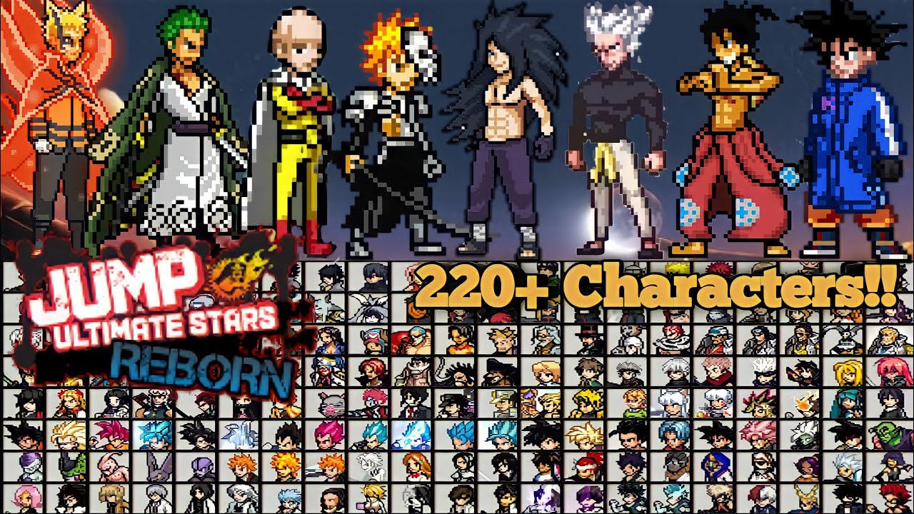 1 Jump Force Mugen V2 Apk 200+ Characters Best Edition Andriod Offline  Game!! 2022 Mới Nhất Tháng Tám 20, 2023