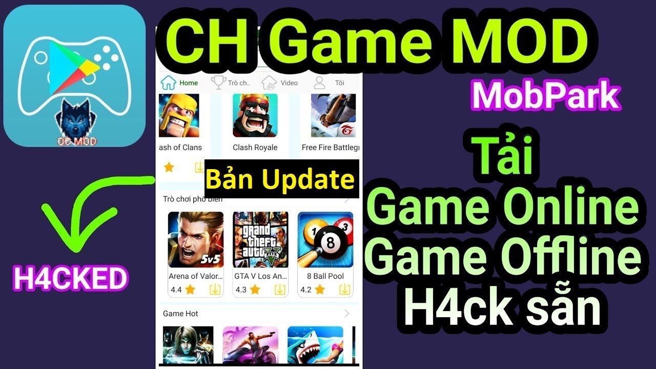 #1 Update Ứng dụng CH Game MOD Bản mới & Fix Link| Tải nhiều Game Online & Offline MOD sẵn cho Android Mới Nhất