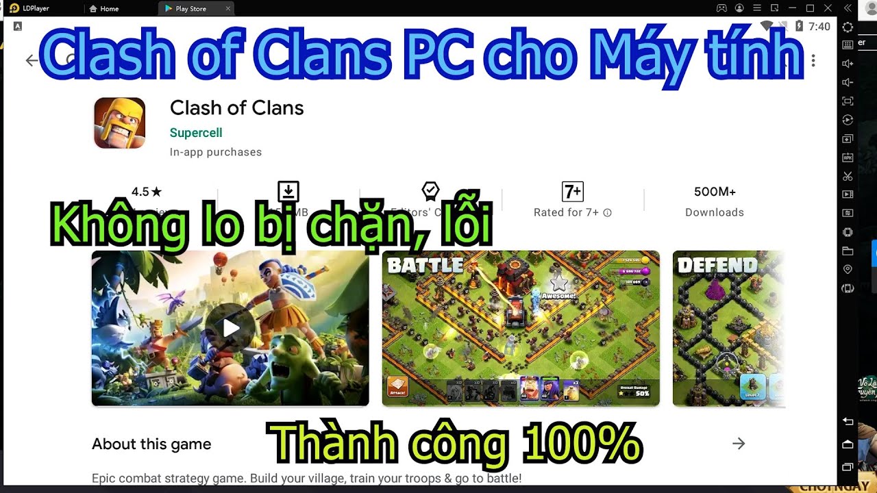 #1 Clash of Clans PC – Cách tải & cài COC APK cho Máy tính Windows (thành công 100%) Mới Nhất
