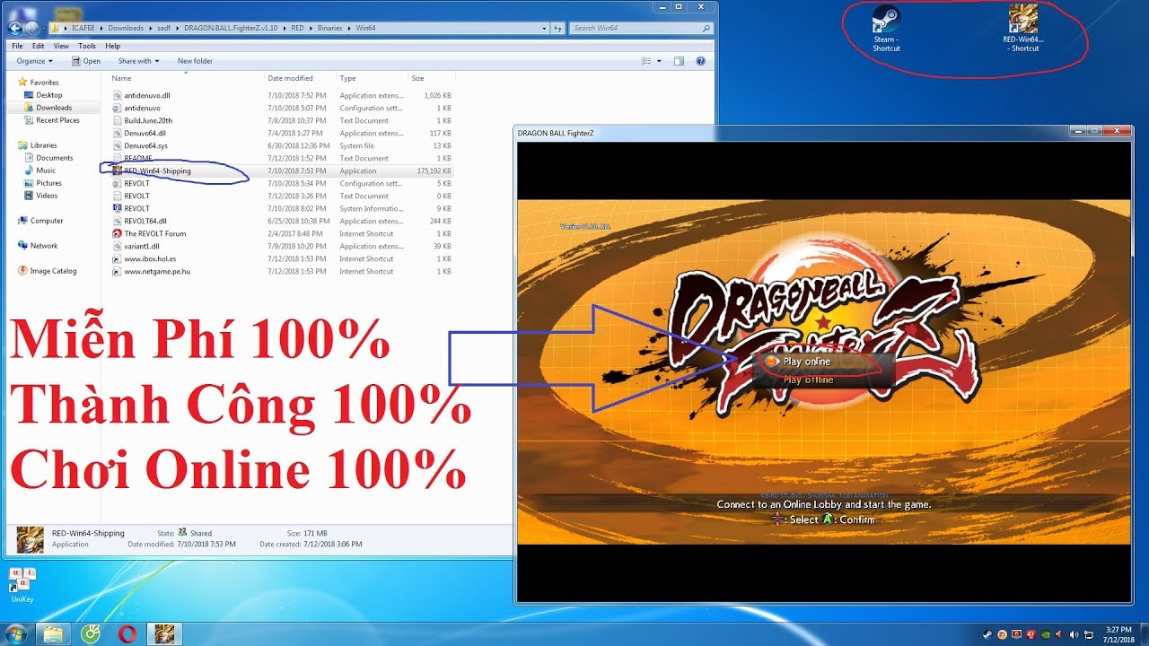 #1 Hướng dẫn tải Game Dragon Ball FighterZ chơi online miễn phí Mới Nhất