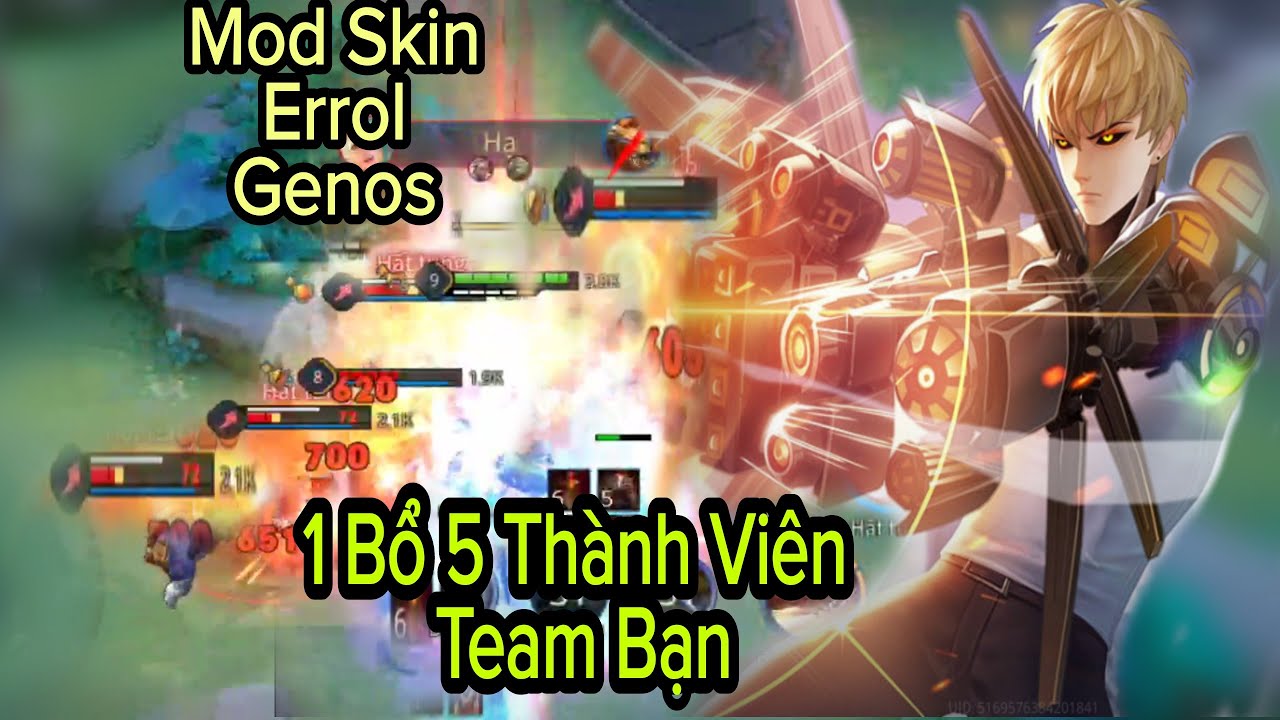 #1 Mod Skin Errol Genos Mùa 22 Cùng Đấu Rank Lien Quan Mới Nhất