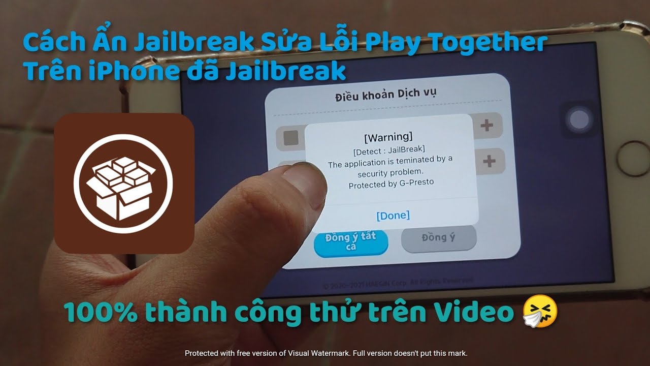#1 Hướng dẫn sửa lỗi văng game Play Together trên iPhone đã JailBreak và có Cydia Mới Nhất