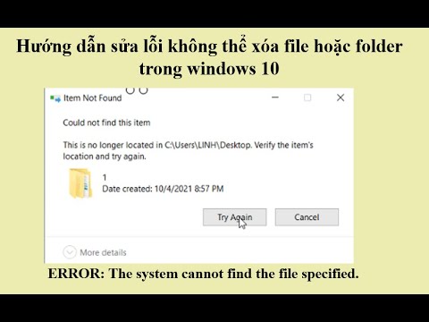 #1 Sửa lỗi không xóa được file và folder trong Windows 10 Mới Nhất