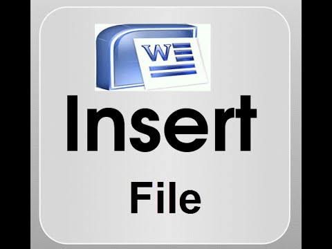 #1 Hướng dẫn chèn 1 file vào trong file word Mới Nhất