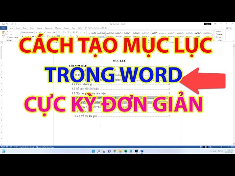 #1 Cách Tạo Mục Lục Trong Word Cực Kỳ Đơn Giản Mới Nhất