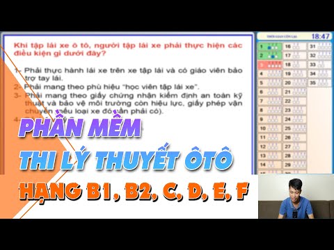 #1 Phần mềm Thi lý thuyết Ô tô đúng chuẩn Tổng cục Giao thông Mới Nhất