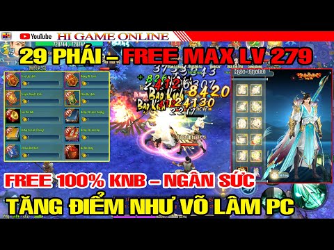 #1 VLTK Mobile Lậu 29 Phái – JxMobile.Net | Free Acc Build Sẵn Max Đồ, Full Lv 279, Shop KTC Bán 1 Đ Mới Nhất