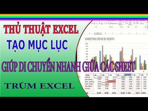 #1 THỦ THUẬT EXCEL-Tạo MỤC LỤC liên kết dữ liệu siêu tốc giữa các Sheet/File trong Excel – TRÙM EXCEL Mới Nhất