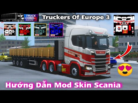 #1 TOE3 – Hướng dẫn mod skin xe Scania Tùy Thích trên mọi thiết bị 😍 Mới Nhất