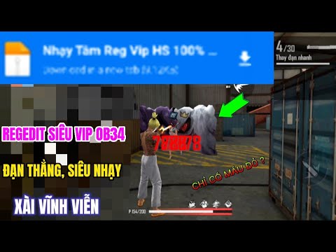 #1 Cách Cài Regedit Free Fire Ob34 | Auto Headshot 100% Aimbot, Đạn Thẳng Ghim Đầu Vip Mới Nhất