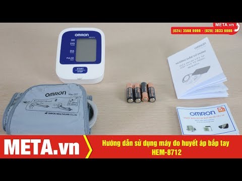#1 Hướng dẫn sử dụng máy đo huyết áp bắp tay tự động HEM-8712 | META.vn Mới Nhất