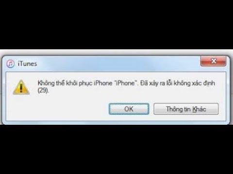 #1 Hướng dẫn tự sửa lỗi iPhone 4S restore lỗi 29 đơn giản tại nhà Mới Nhất