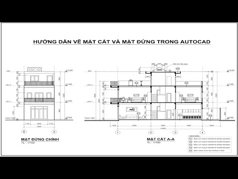 #1 CÁCH VẼ NHANH MẶT CẮT VÀ MẶT ĐỨNG TRONG AUTOCAD Mới Nhất