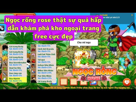 #1 Ngọc Rồng Rose | Sự kiện đa dạng tạo hình thú vị free cải trang, pet, …. Mới Nhất