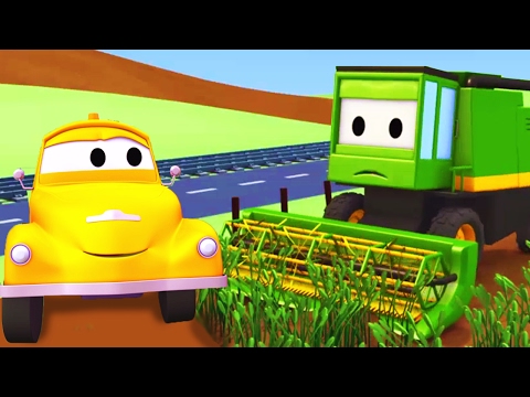 #1 Máy Gặt Và Tom – Chiếc xe tải kéo | Phim hoạt hình chủ đề xe hơi và xe tải xây dựng Mới Nhất
