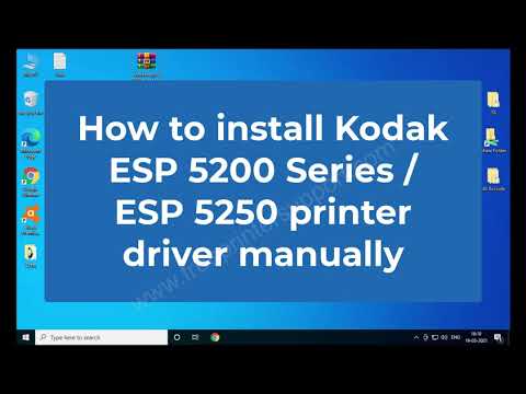 #1 How to install Kodak ESP 5200 / 5250 series printer driver manually using its basic driver Mới Nhất