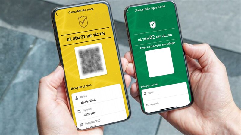 Có giấy chứng nhận cho những người đã khỏi bệnh COVID-19 dưới 180 ngày hoặc những người đã tiêm ít nhất 1 liều vắc xin 2 liều và ít nhất 14 ngày sau khi tiêm chủng.