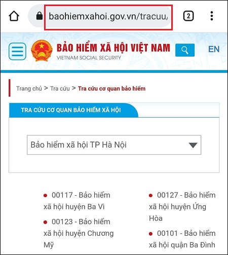 2 cách tra cứu cơ quan Bảo hiểm xã hội địa phương đơn giản, nhanh chóng