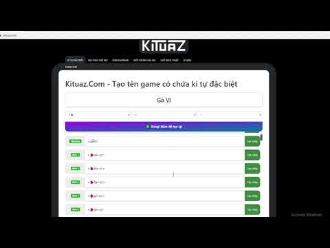 #1 Tạo tên kí tự đặc biệt với kituaz.com Mới Nhất