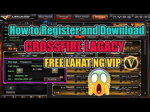 #1 How to Register and Download "Crossfire Legacy" (Libre lahat ng VIP) BETA Version. Mới Nhất