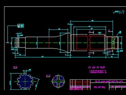 #1 THIẾT KẾ QUY TRÌNH CÔNG NGHỆ GIA CÔNG CHI TIẾT Trục chủ động Mới Nhất