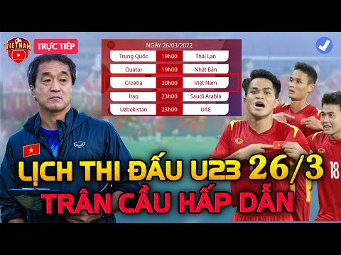 #1 🔴Lịch Thi Đấu U23 Việt Nam Hôm Nay 26/2: Trận Cầu Lịch Sử, Thầy Lee Nhận Tin Vui Mới Nhất