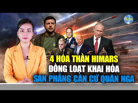 #1 Bốn hỏa thần HIMARS ĐỒNG LOẠT KHAI HỎA san phẳng căn cứ quân sự của Nga thành bình địa Mới Nhất