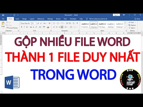 #1 Cách gộp nhiều file word thành 1 file duy nhất Mới Nhất