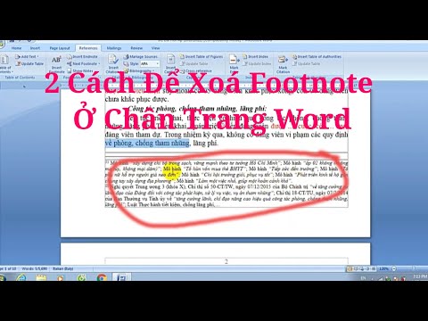 #1 Cách Xóa Chú Thích Ghi Chú Ở Chân Trang Word – Xóa FootNote – kenh Thu Thuat 91 Mới Nhất