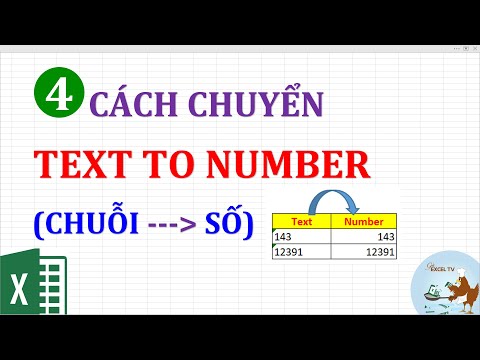 #1 4 cách chuyển text to number (chuỗi sang số) trong Excel Mới Nhất