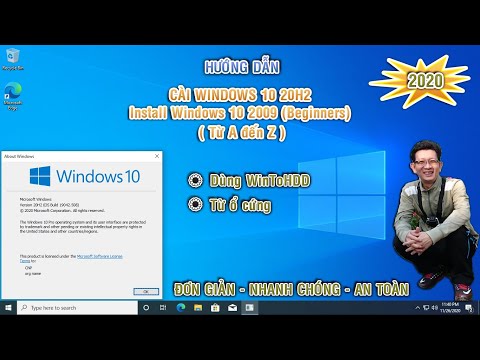 #1 Hướng dẫn cài Windows 10 2009 (20H2) chi tiết nhất 2020 | Install Windows 10 2009 (Beginners) Mới Nhất