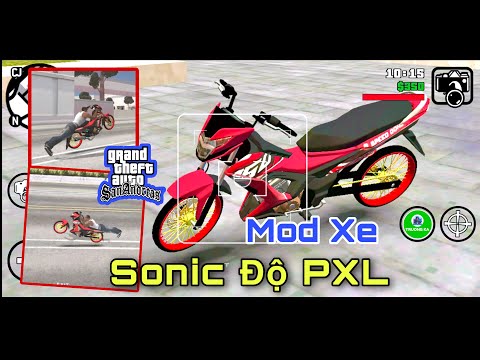#1 Hướng Dẫn Mod “Xe Sonic 150 độ PXL Style Việt Nam” GTA San Android | Trương KA Mới Nhất