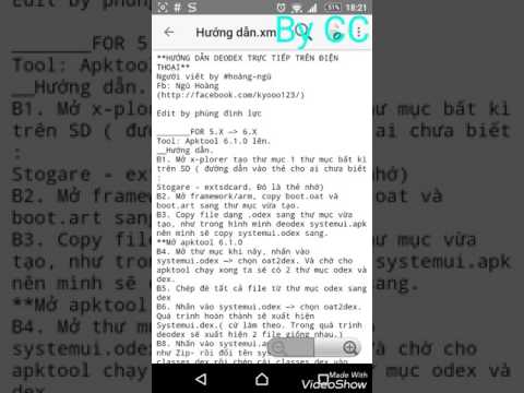 #1 Hướng dẫn deodex systemui app apk trực tiếp trên điện thoại android 5x -6x Mới Nhất