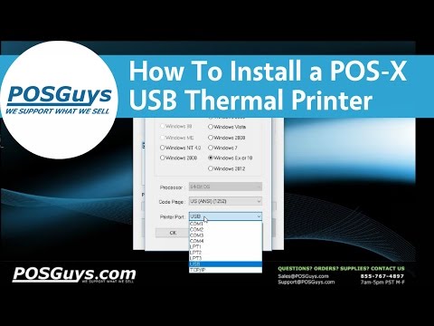 #1 POSGuys How To: Install a POS-X USB Thermal Receipt Printer Mới Nhất