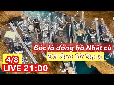 #1 [ Live 4/8/2022 ] Trên tay 1 số mẫu đồng hồ Nhật cũ – Đã qua sử dụng mới về | Donghoquanglam.com Mới Nhất