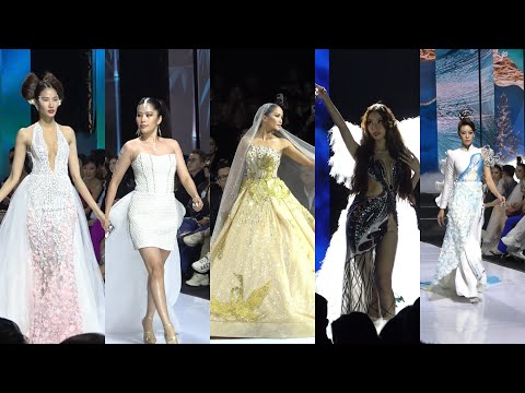 #1 Thùy Tiên, H'Hen Niê, Nam Em, Hoàng Thùy, Khánh Vân…so trình catwalk trên cùng sàn diễn thời trang Mới Nhất