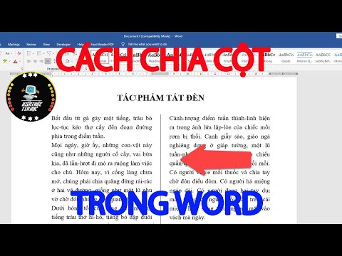 #1 Cách chia cột trong Word cực dễ Mới Nhất