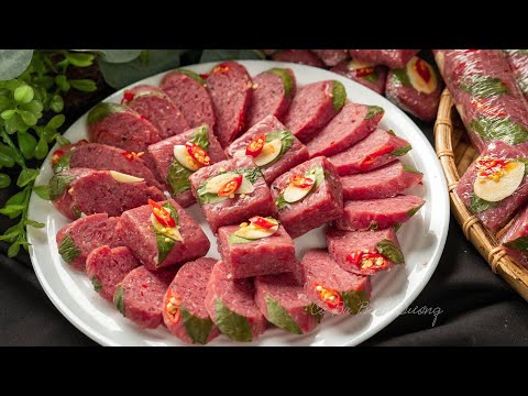 #1 Cách làm Nem Chua ăn Tết dai giòn không bị bở dễ hơn bạn nghĩ | Fermented Beef Mới Nhất