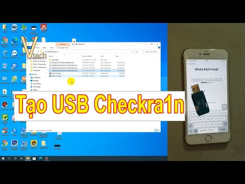 #1 Hướng dẫn tạo USB boot Checkra1n 0.10.2 đến 0.12.4 windows để jailbreak iphone. Mới Nhất