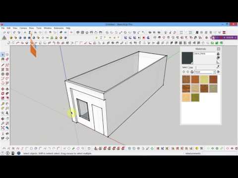 #1 Hướng dẫn vẽ 3d trên máy tính vẽ cửa sổ bằng sketchup, how to draw a 3d window in sketchup Mới Nhất