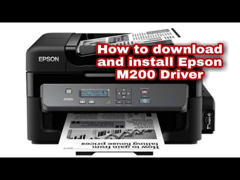 #1 How to download and Install Epson M200 Driver Mới Nhất