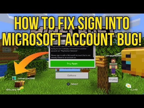 #1 Minecraft BEDROCK EDITION – HOW TO FIX SIGN INTO MICROSOFT ACCOUNT BUG! – (PS4 Bedrock Edition) Mới Nhất